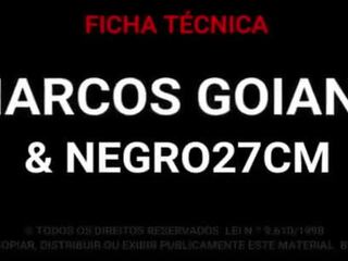 Marcos goiano - बड़ा ब्लॅक दस्ता 27 cm बकवास मुझको बेरबक और क्रीमपाइ